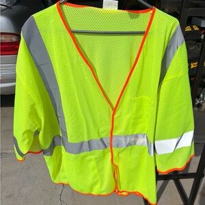 High-Visibility Safety Vest with Reflective Stripes